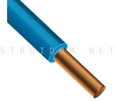 Провод установочный ПуВнг(А)-LS 1х1,5 силовой медный (ПВ-1) синий